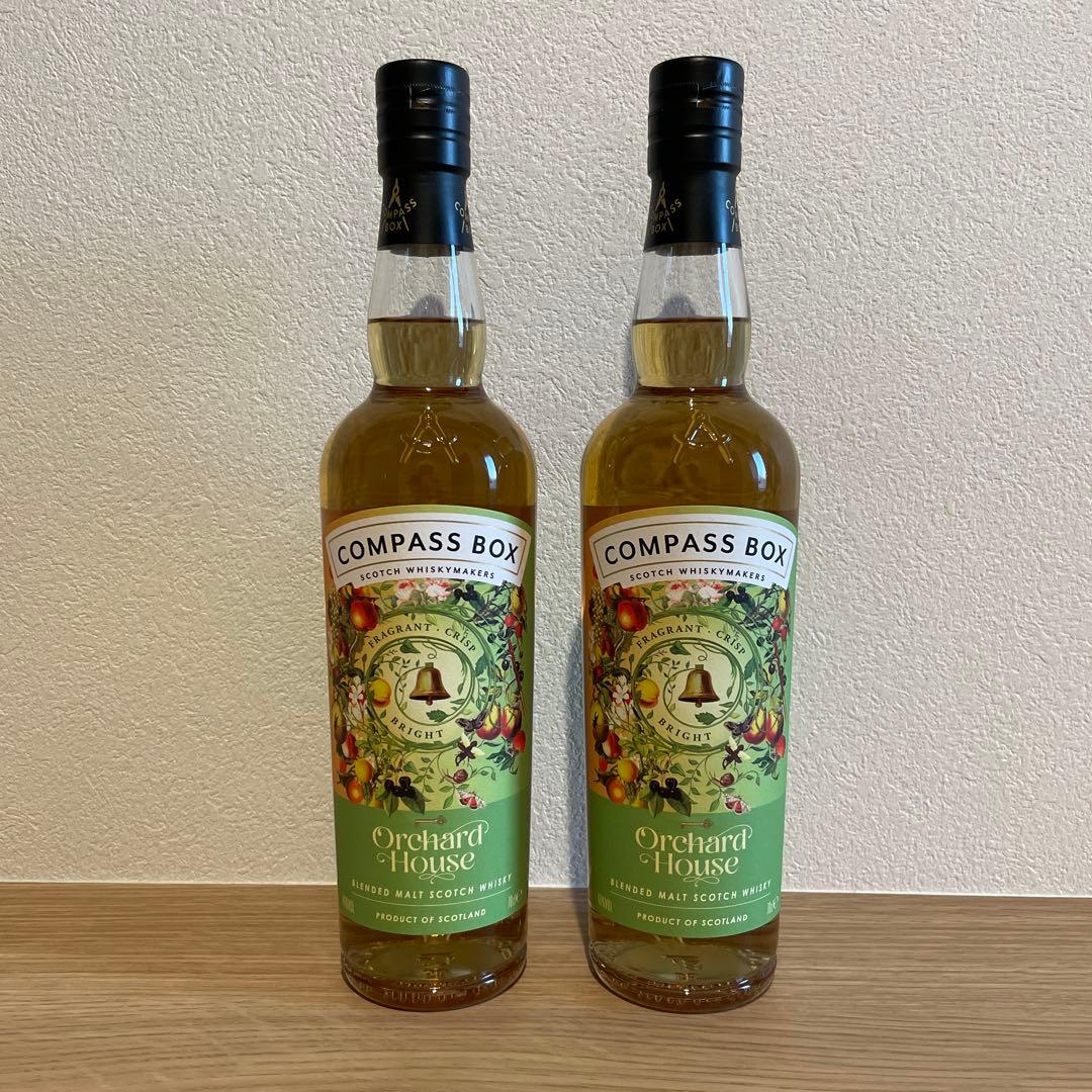 【新品未開封】コンパスボックスオーチャードハウスウイスキー2本セット