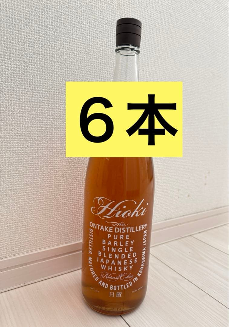 日置 御岳蒸留所ジャパニーズ ブレンデッド ウィスキー 1800ml40% 6本