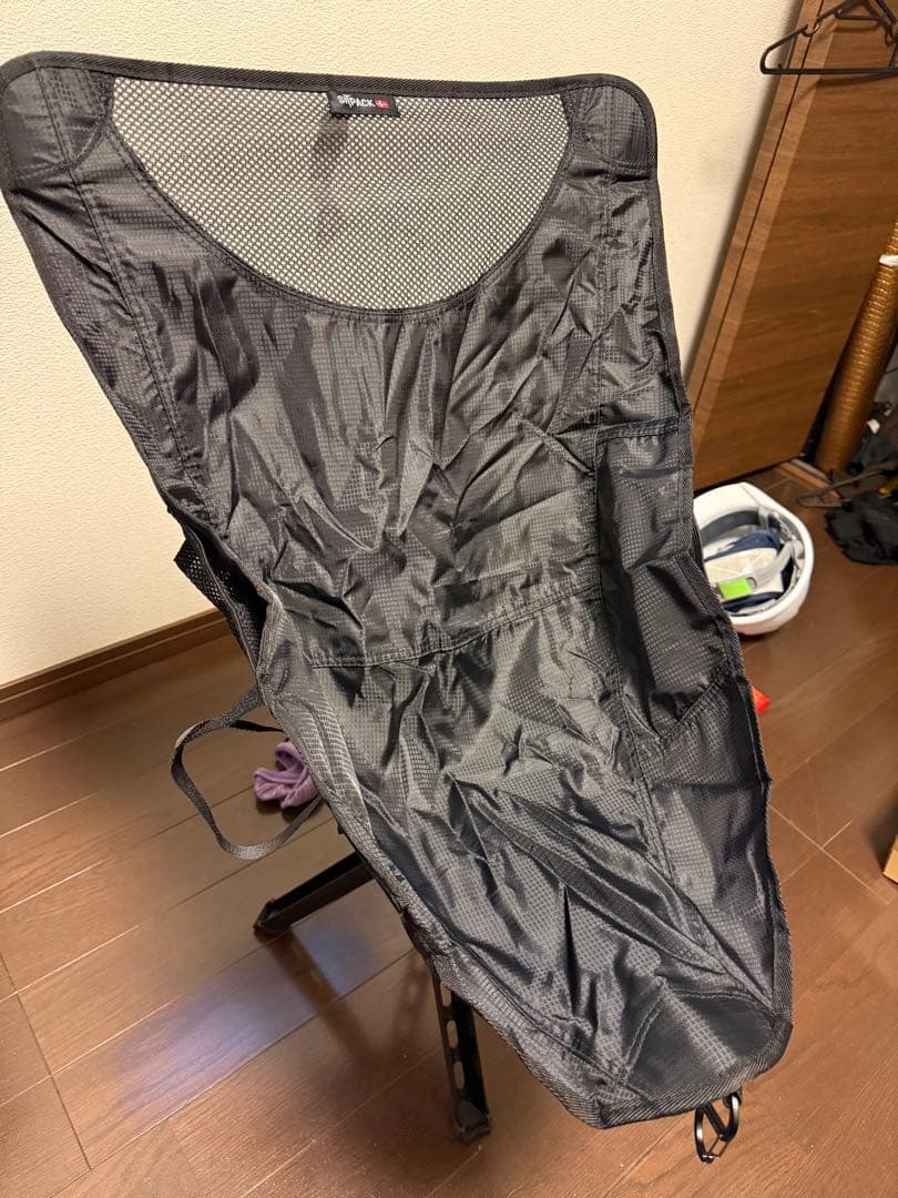Sitpack CAMPSTER 折りたたみチェア ブラック