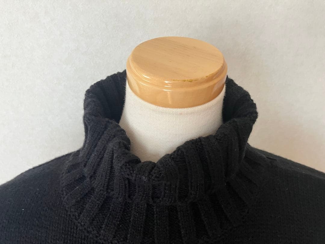 美品 DOLCE&GABBANA ドルガバ ニット タートルネック 黒 ブラック