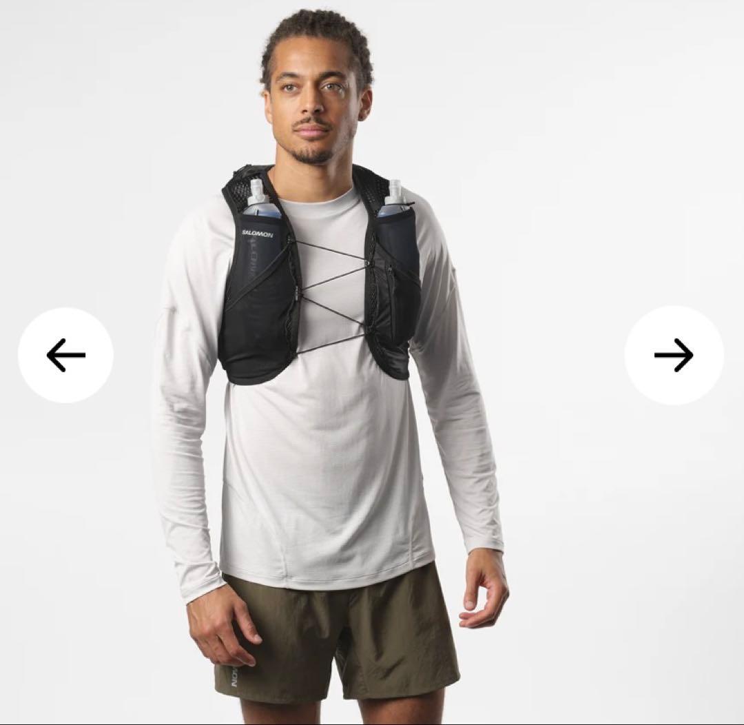 salomon ACTIVE SKIN 8 ユニセックス ランニングベストS