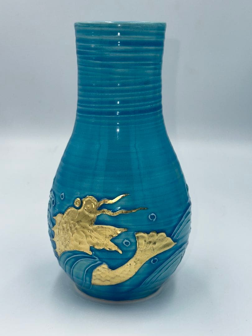 浅黄交趾荒磯　皆具　叶松谷作