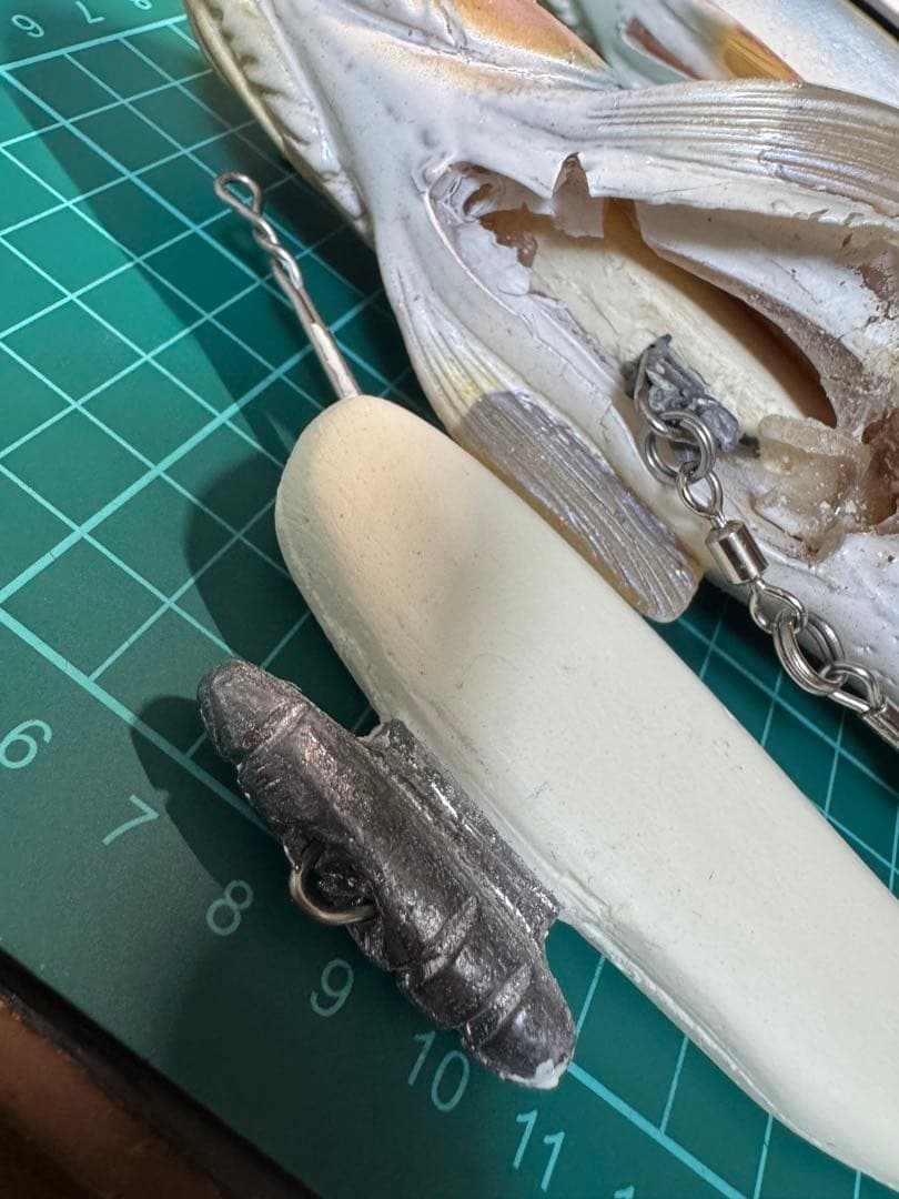 Nate's Baits 12インチ ラインスルートラウト 新品　フック付き