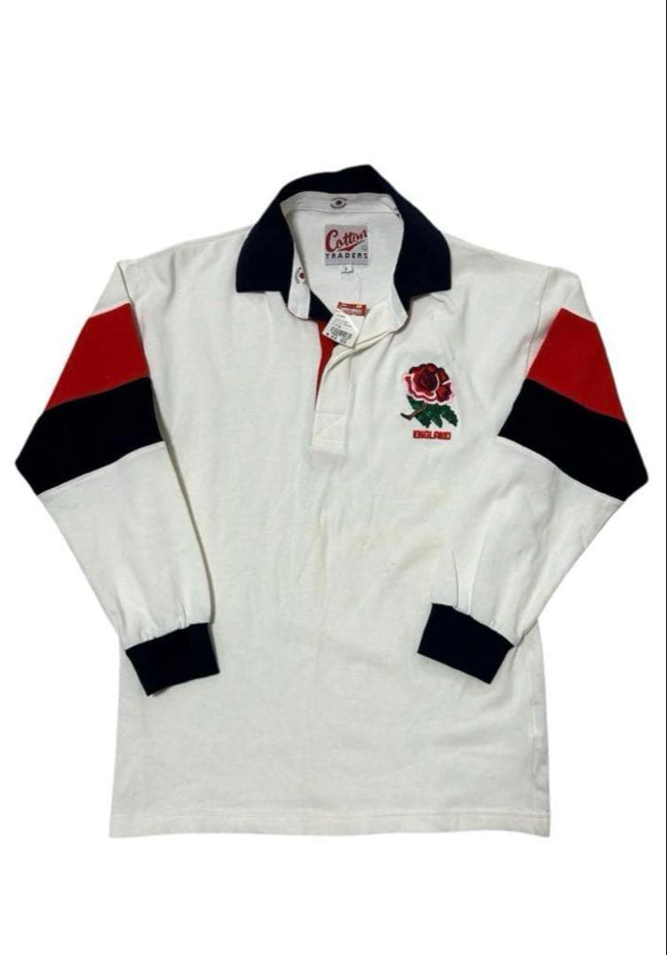 ビンテージ cotton ラグビーイングランド代表ユニフォーム Red Rose