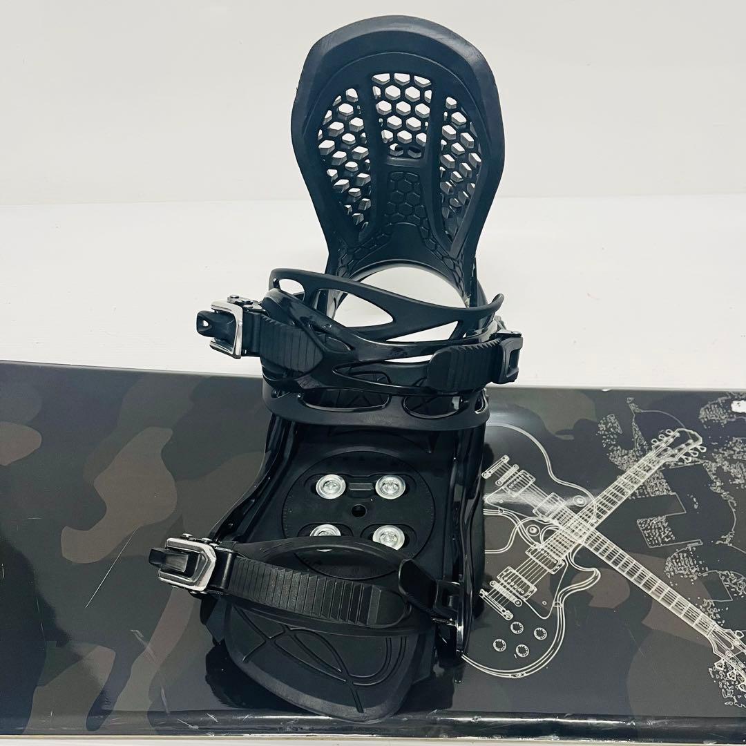 大きめ　スノボセット　ケース付き　スノーボード　ボード　SLQ 迷彩　カモフラ