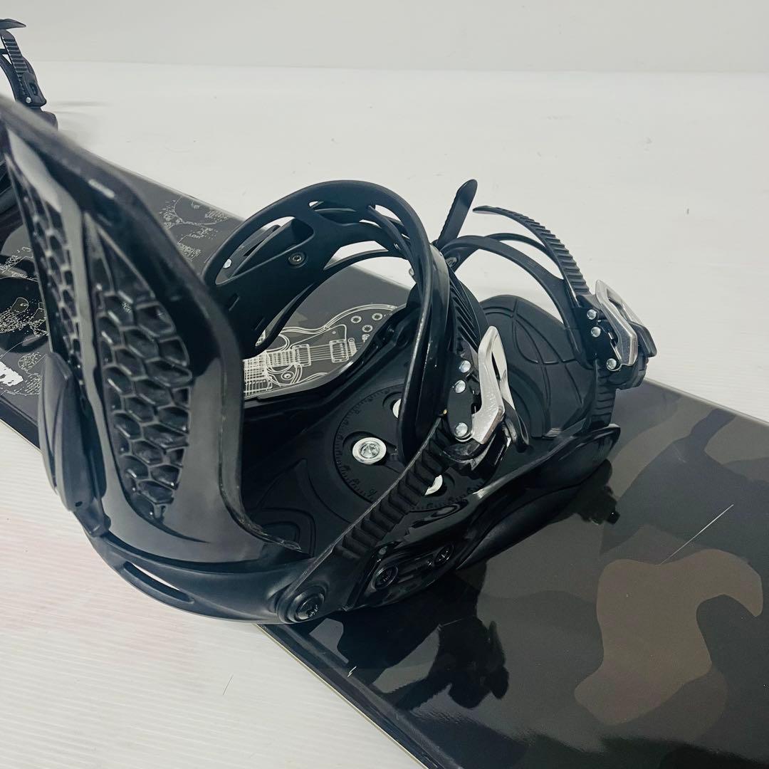 大きめ　スノボセット　ケース付き　スノーボード　ボード　SLQ 迷彩　カモフラ