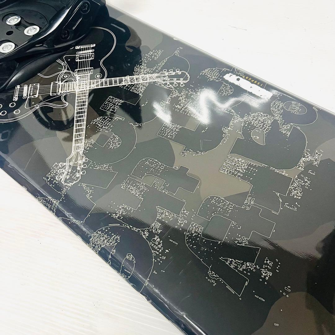 大きめ　スノボセット　ケース付き　スノーボード　ボード　SLQ 迷彩　カモフラ