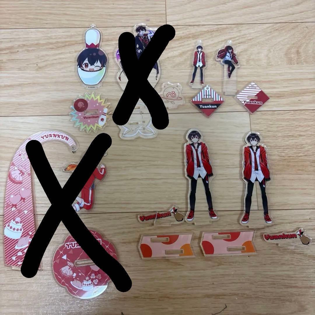 カラフルピーチゆあんくんアクリルスタンド 10点セット