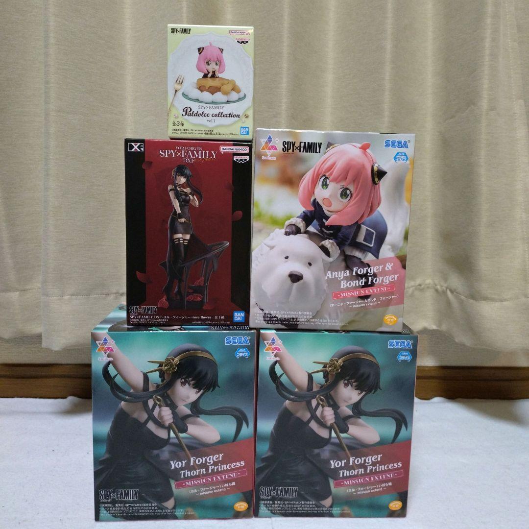 SPY×FAMILY　スパイファミリー　プライズ　フィギュア　5体