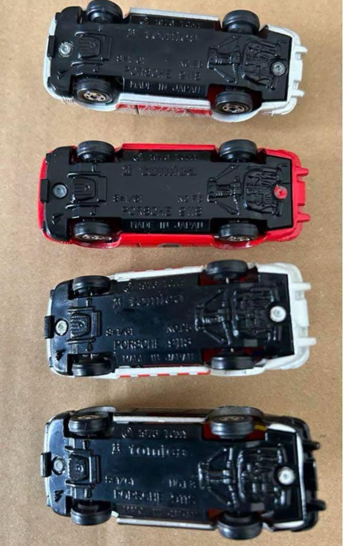 日本製 トミカ ポルシェ911S 4台セット