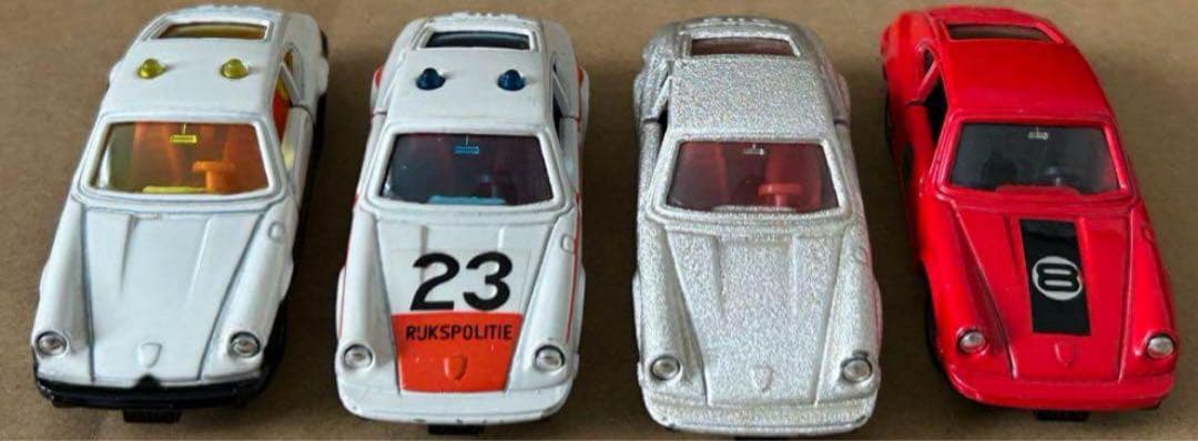 日本製 トミカ ポルシェ911S 4台セット