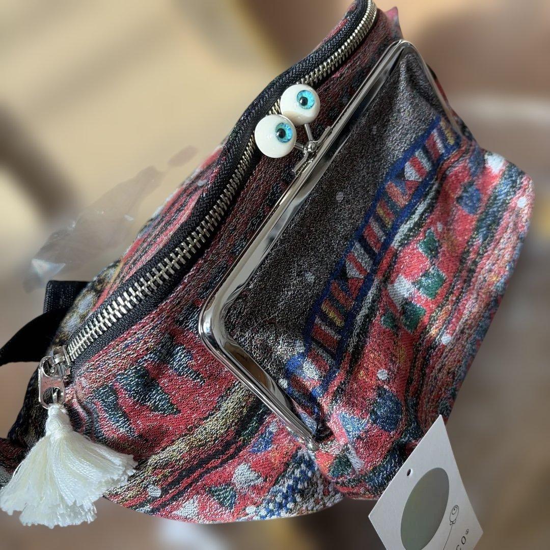 REITXCO ゴブラン織　エスニックボディバッグ