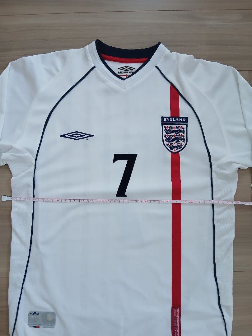 美品　Umbro イングランド代表 長袖ユニフォーム ベッカム 7番