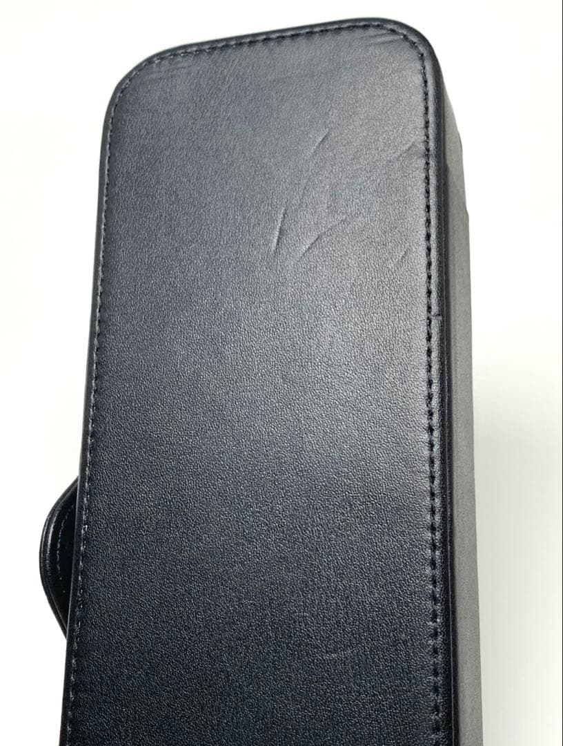 伊東屋 ITOYA 革製 レザーペンケース ブラック