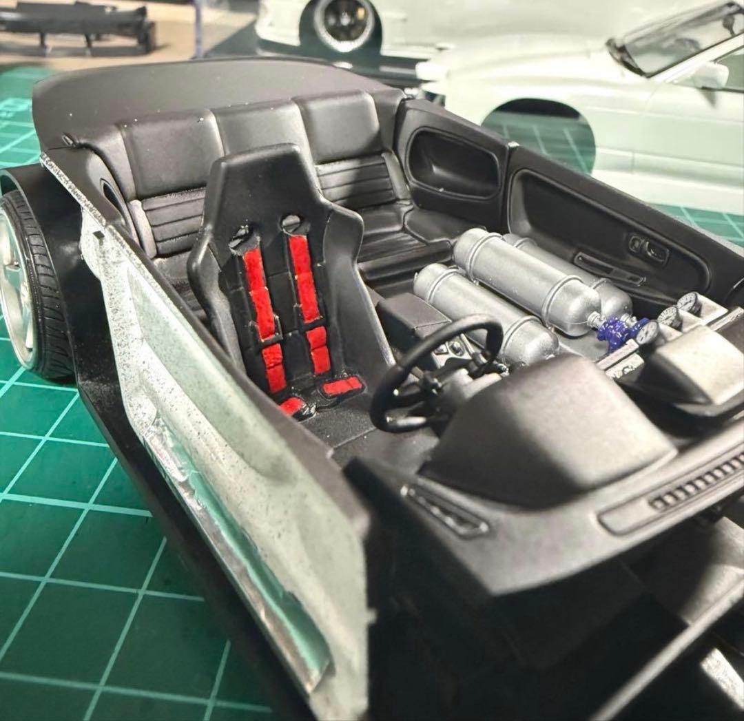 アオシマ URAS 180SX NOS仕様 WORKホイール 深リム