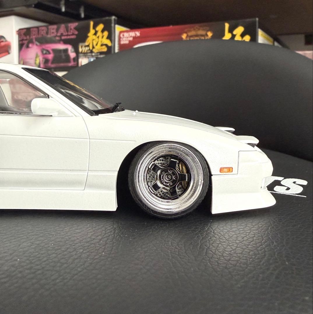 アオシマ URAS 180SX NOS仕様 WORKホイール 深リム