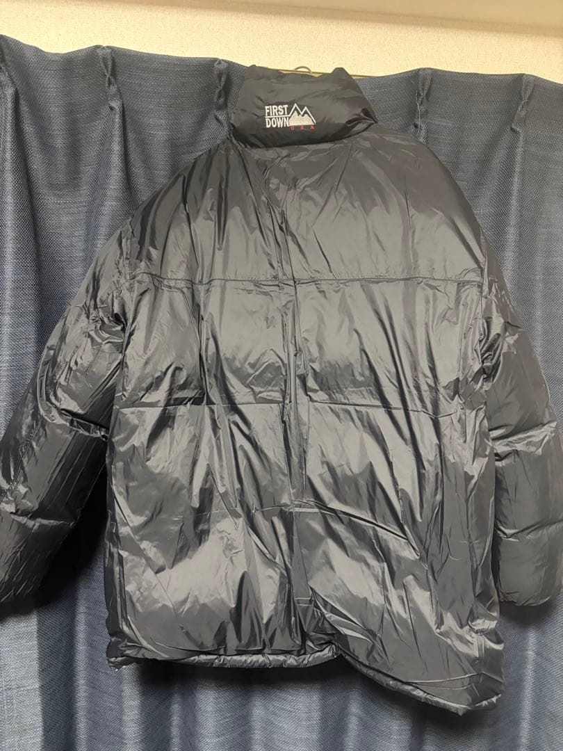 激レアサイズ FIRST DOWN ダウンジャケット リバーシブル ペイズリー