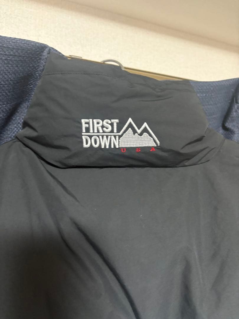 激レアサイズ FIRST DOWN ダウンジャケット リバーシブル ペイズリー