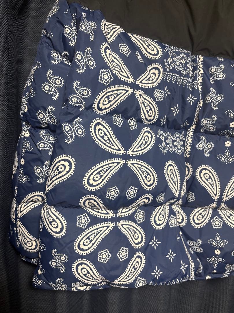 激レアサイズ FIRST DOWN ダウンジャケット リバーシブル ペイズリー