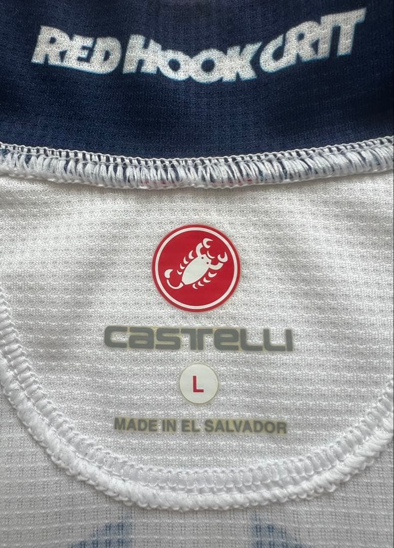 LチネリCINELLIカステリCASTELLI半袖ジャージREDHOOKCRIT