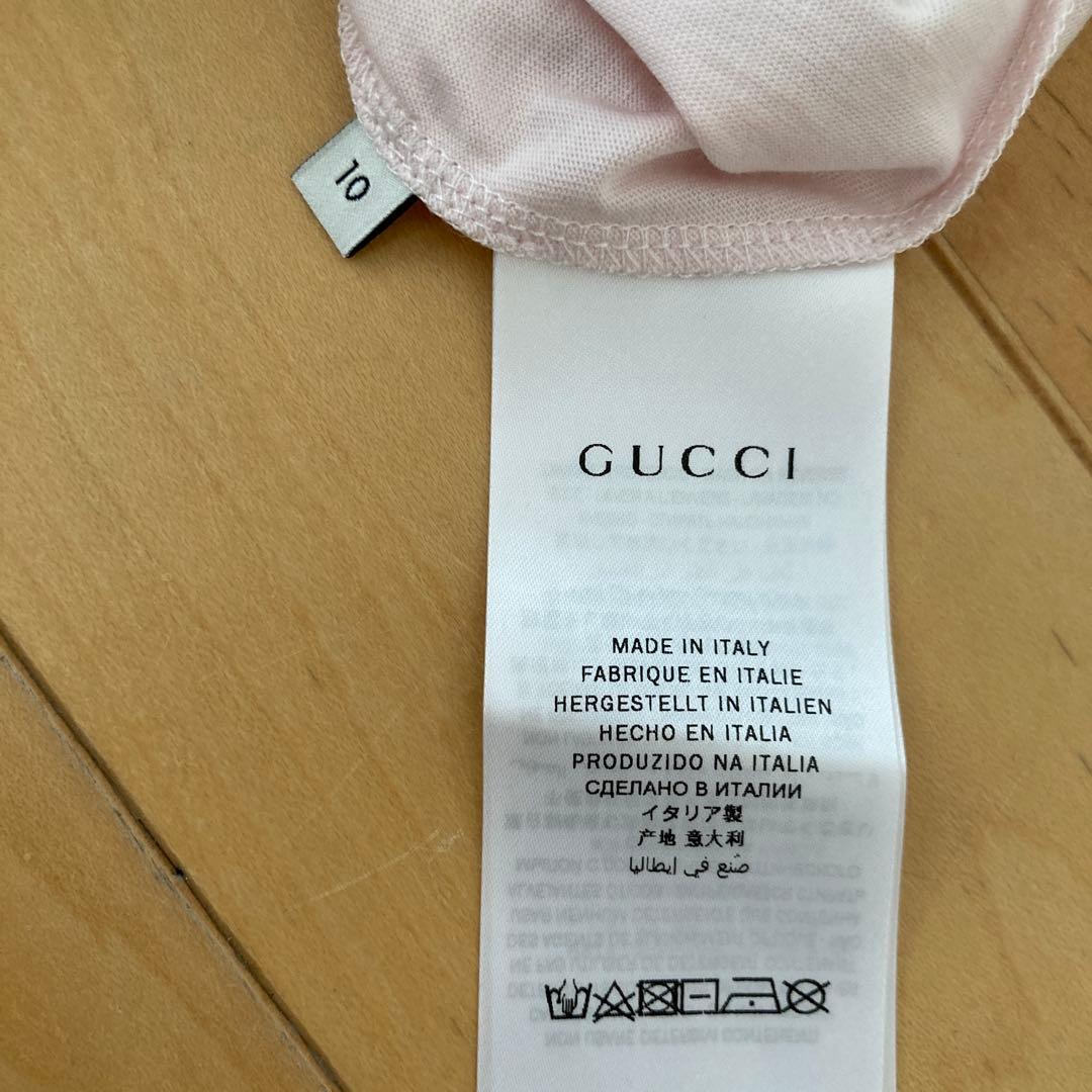 新品！GUCCI×ロンハーマンコラボ　Tシャツ サイズ10 ピンク