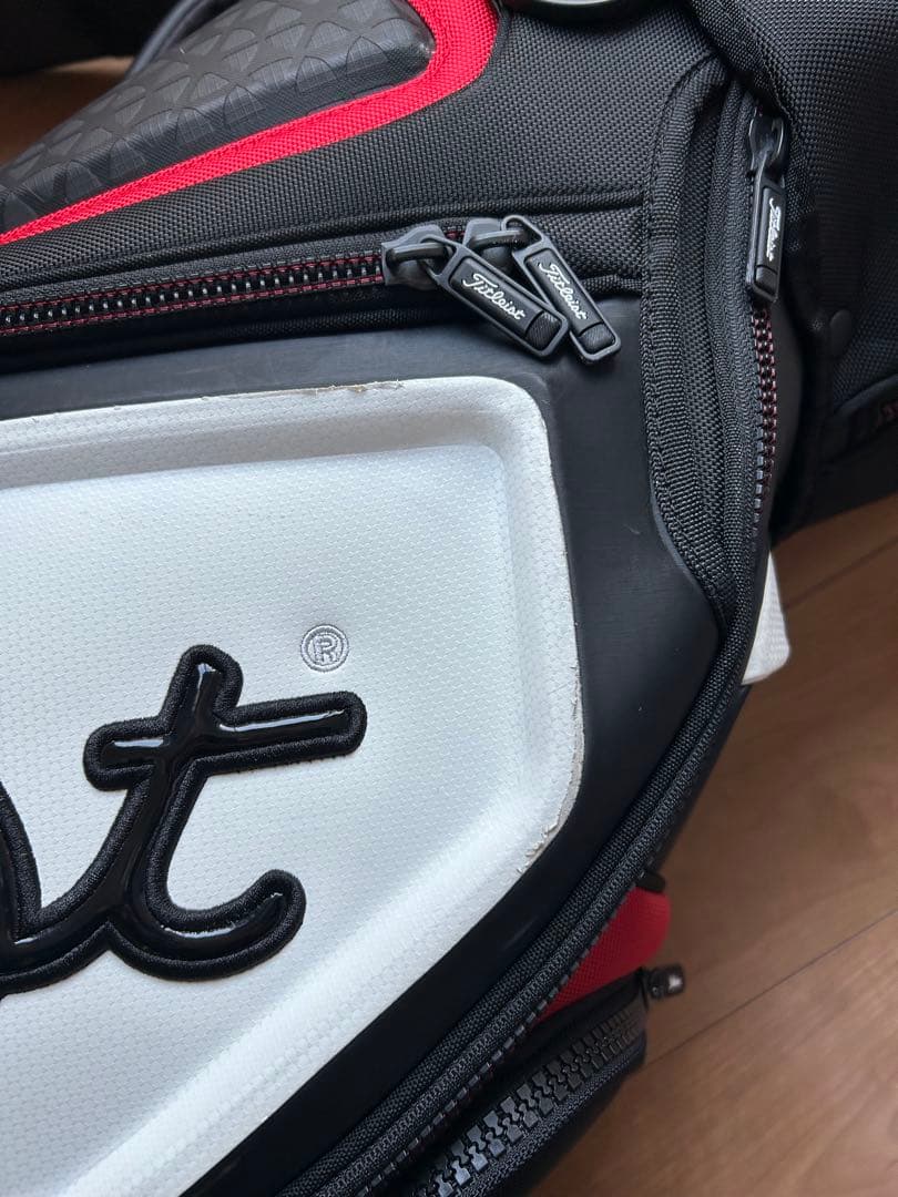 タイトリスト キャディバッグ ツアーモデル TB7SF9 黒赤