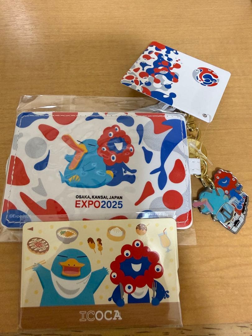 タイムセール！！【新品】万博限定 ICOCA 合皮パスケース