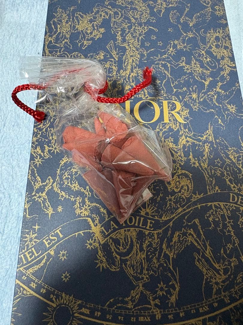 Dior 星柄ウサギの置物 陶器 お香