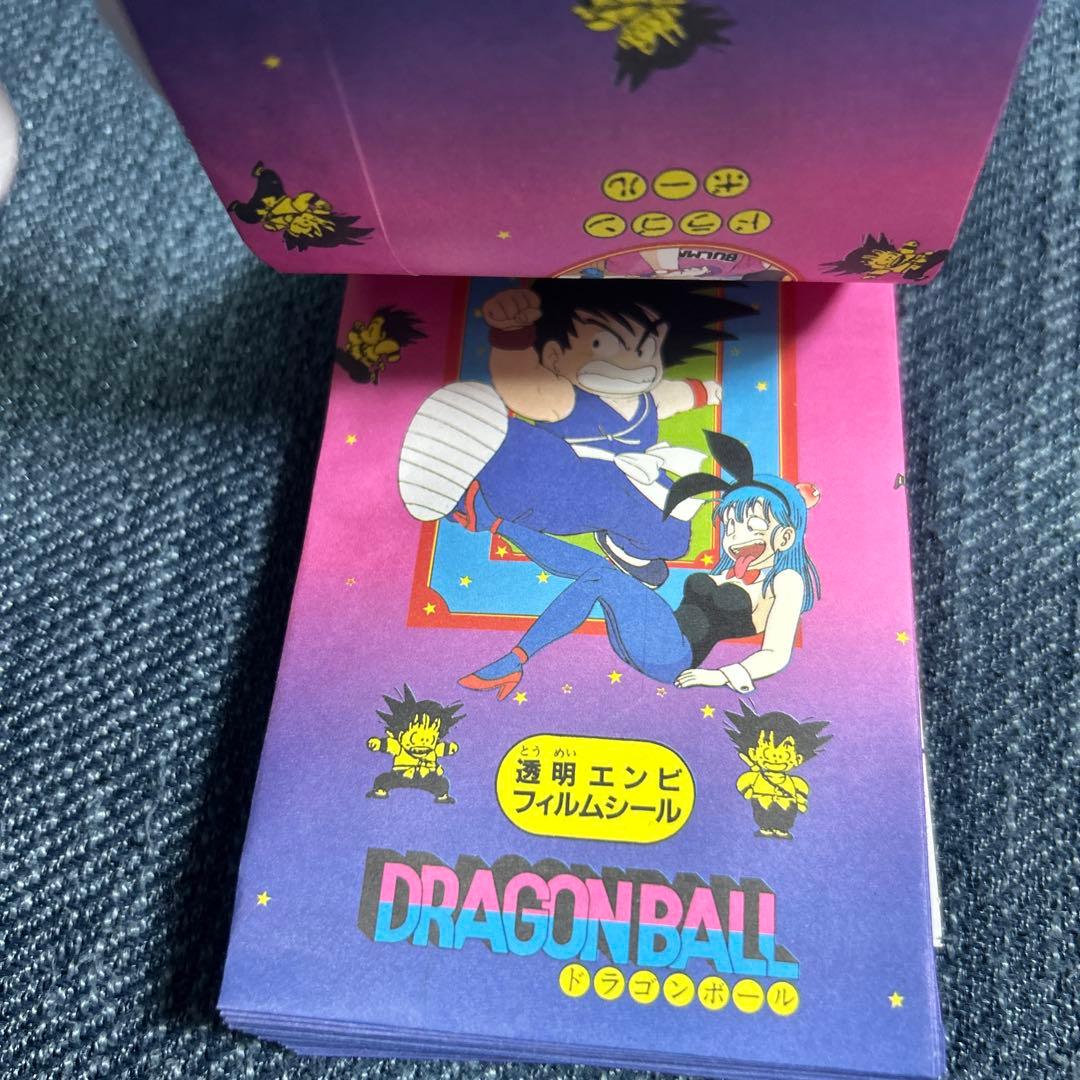 新品未開封ドラゴンボールエンビフィルムシール1986年当時レトロ希少