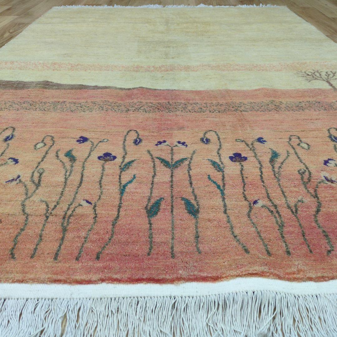 ペルシャ絨毯　ギャッベ　新品　190x135 cm 特別価格　40％引き‼