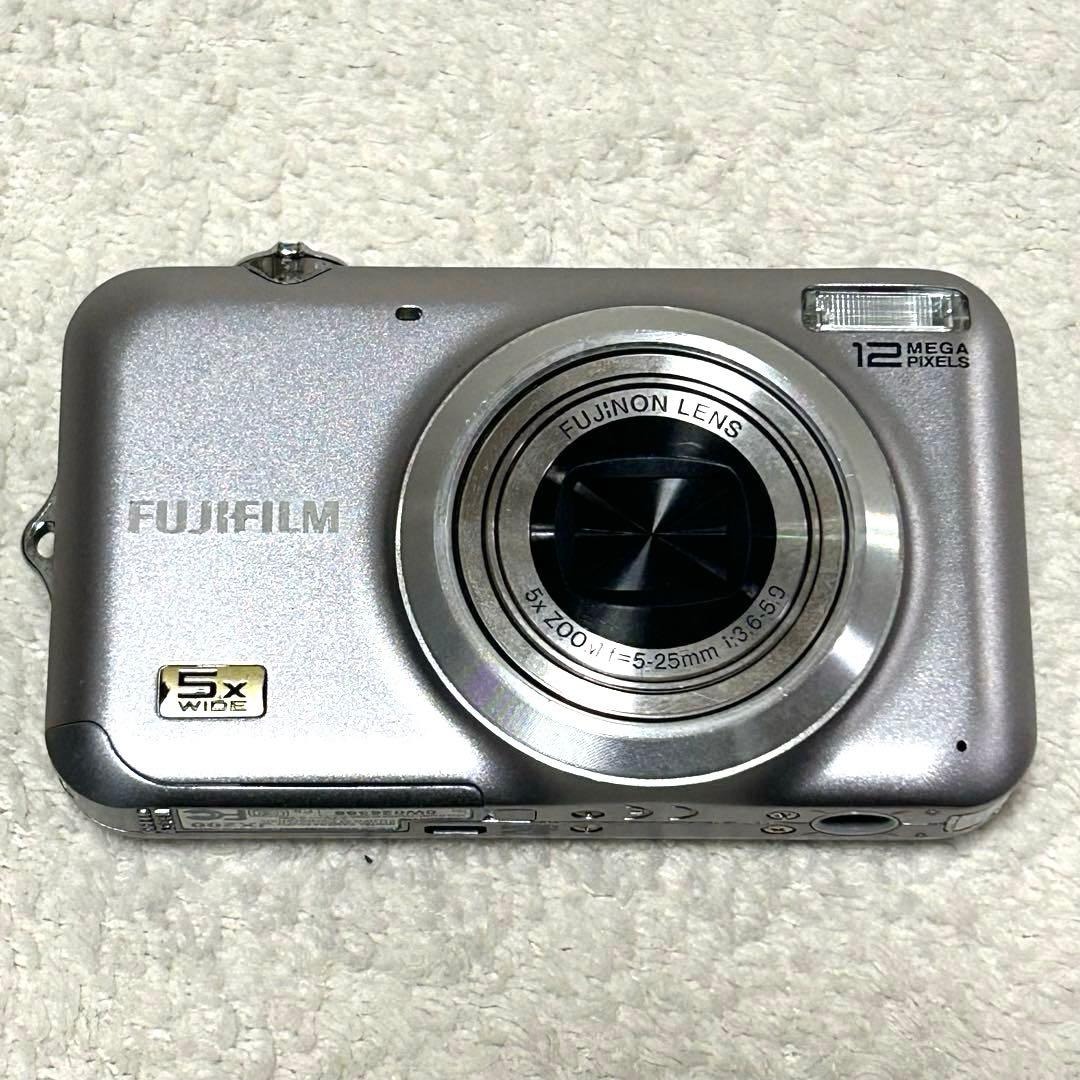 【美品 動作OK やや訳アリ】富士フイルム FinePix JX200 シルバー