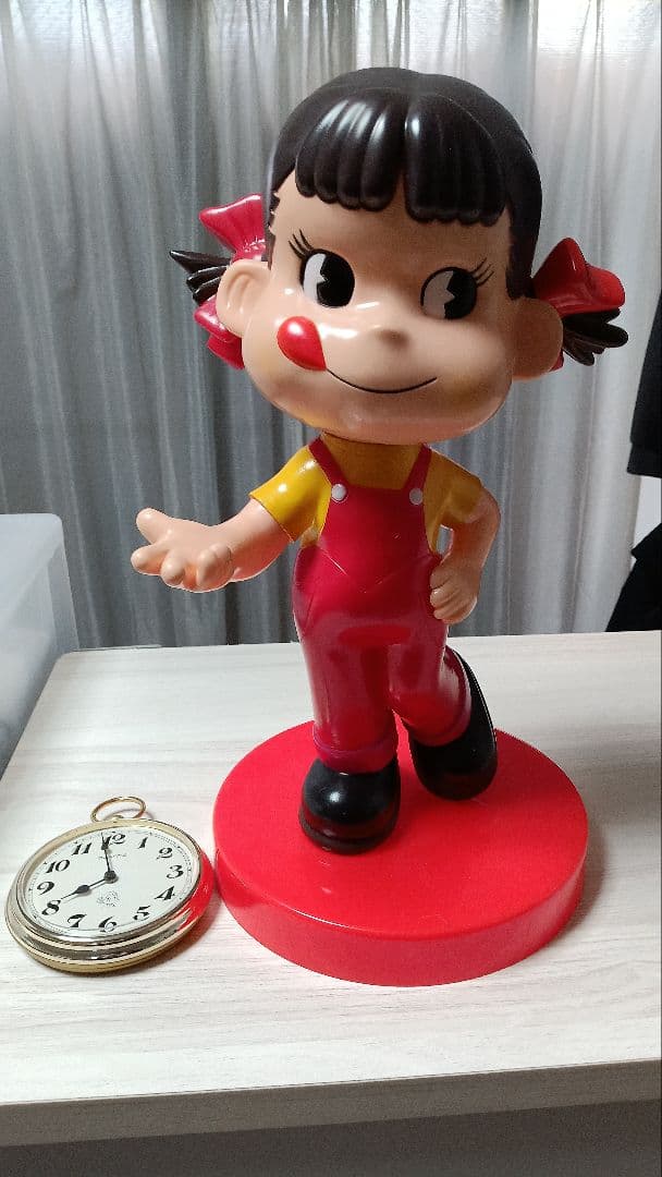 不二家抽選品ウオッチングペコちゃん