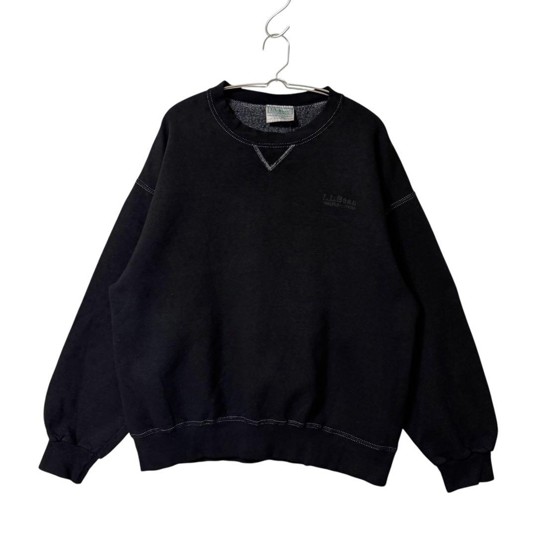 90s USA製 L.L.Bean ✖︎ Russell スウェット 前V 後染め