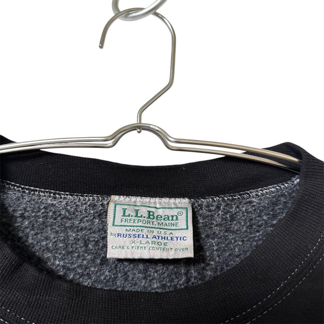 90s USA製 L.L.Bean ✖︎ Russell スウェット 前V 後染め