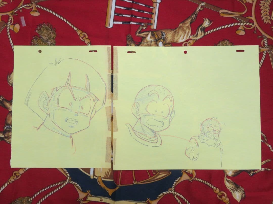 メ*ロ様 ドラゴンボール セル画 原画 悟飯 クリリン デンデ 当時品