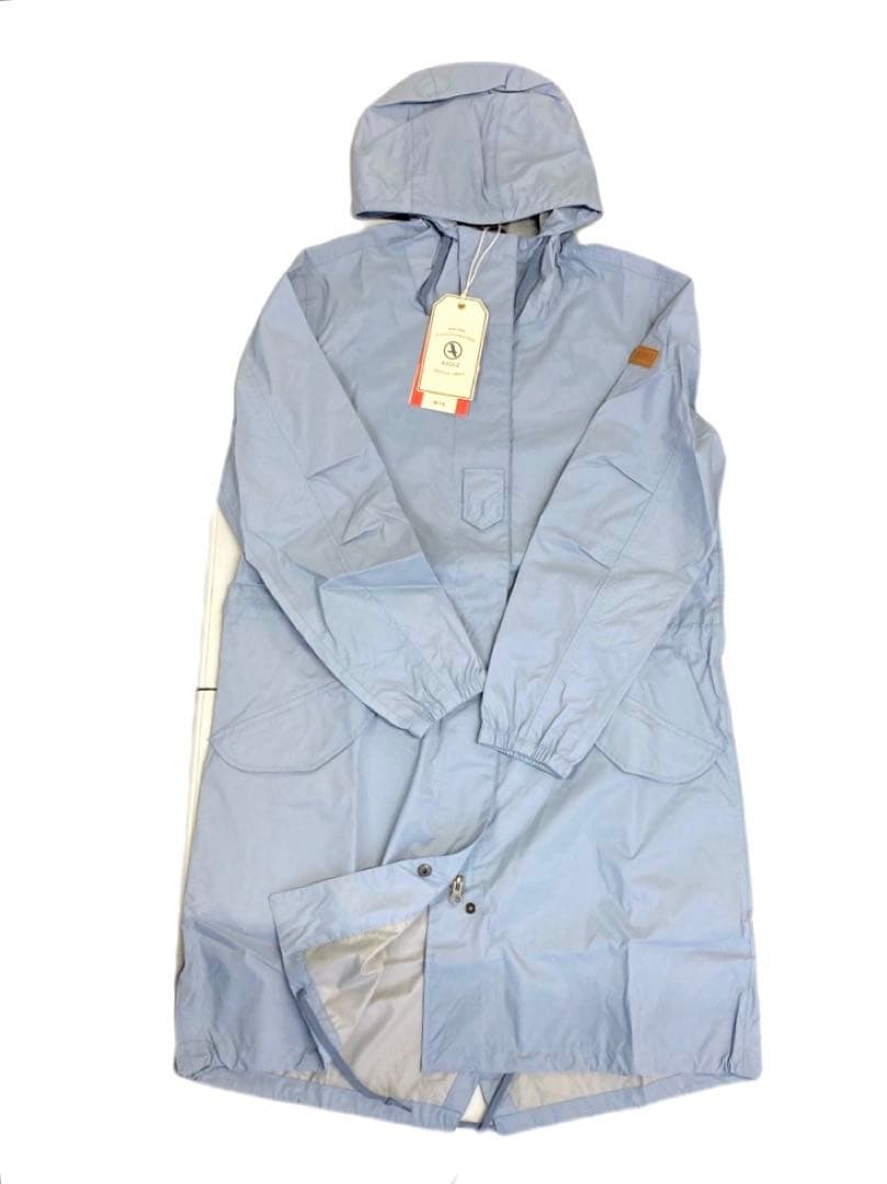 エーグル レインコート ロングフーデッド 透湿防水 防風 軽量 未使用