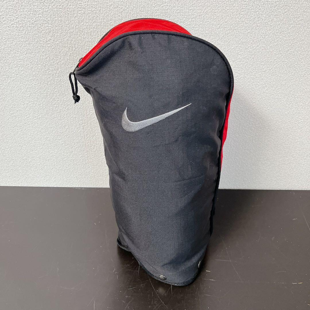NIKE ナイキ 軽量 スタンドキャディバッグ 4分割 レッド ブラック ゴルフ