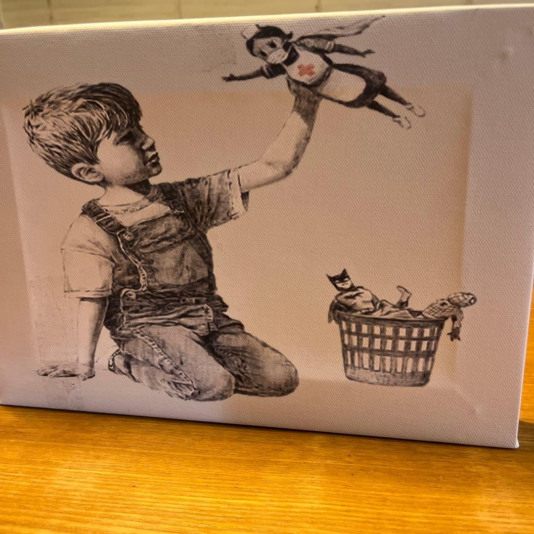 希少banksy バンクシー　コロナ作品　スーベニア　看護婦　プリント作品