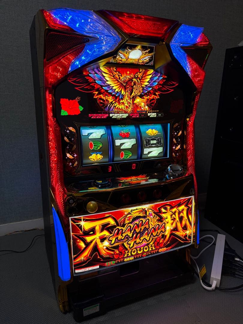 【アリエル】パチスロ ハナハナ鳳凰天翔 実機 【液晶データカウンター付き】