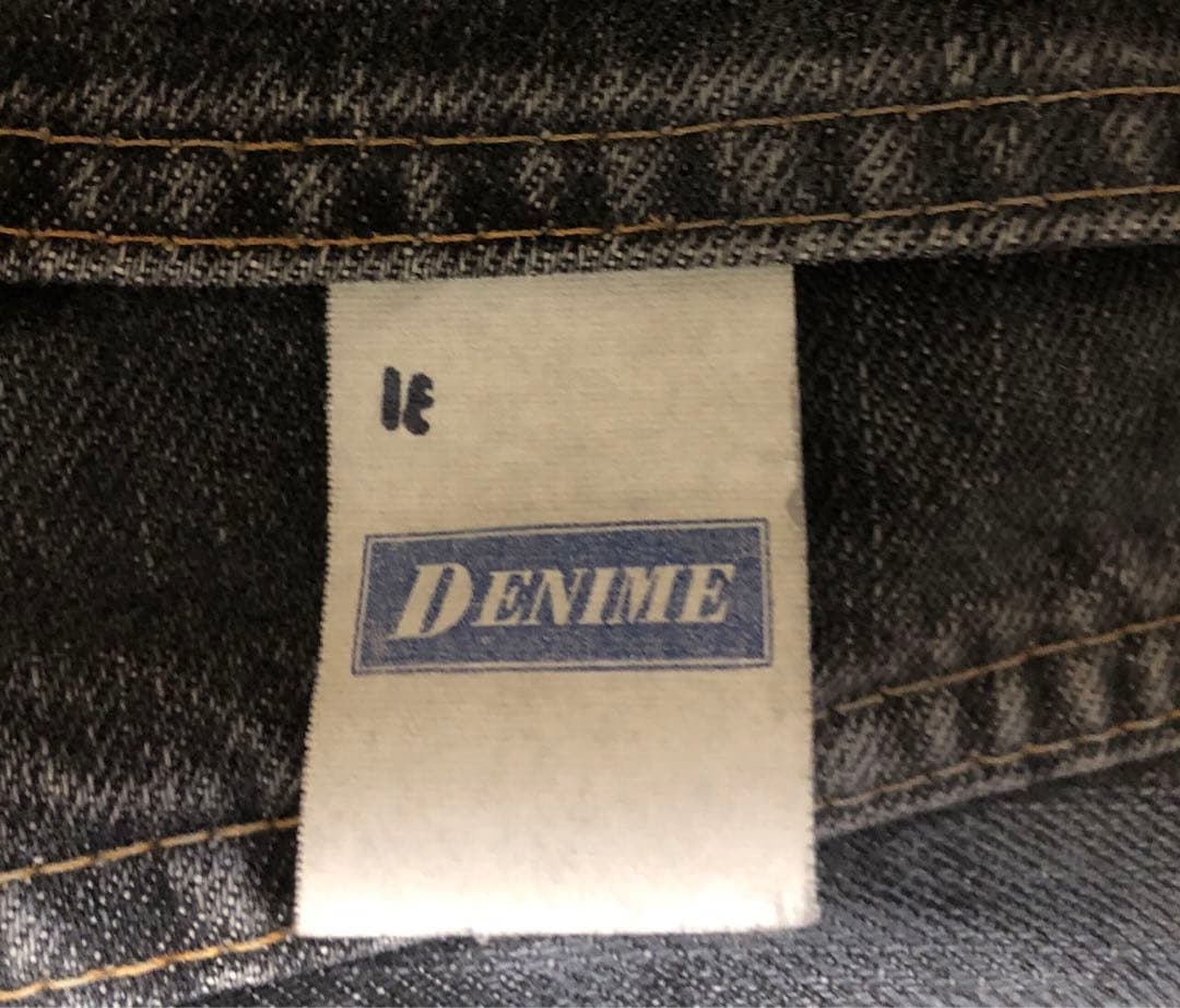 DENIME ドゥニーム 日本製 ORIZZONTI ブラック USED W31