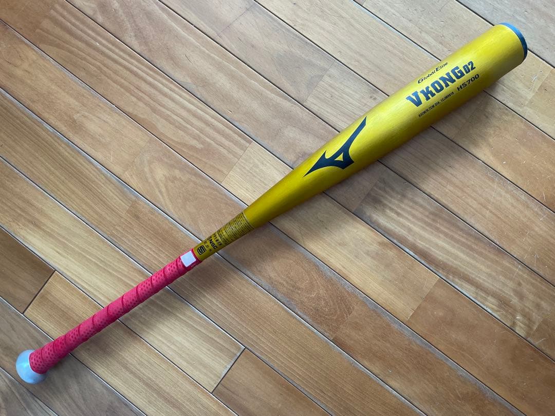 【美品】Ｖコング02 中学硬式 バット83cm