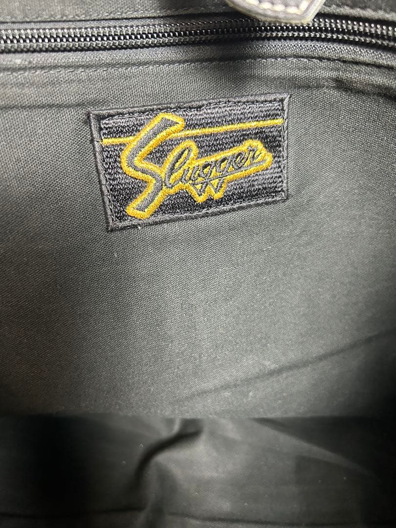 久保田スラッガー✖️ヤクルトスワローズ　グラブトート　大　レザー　ブラック