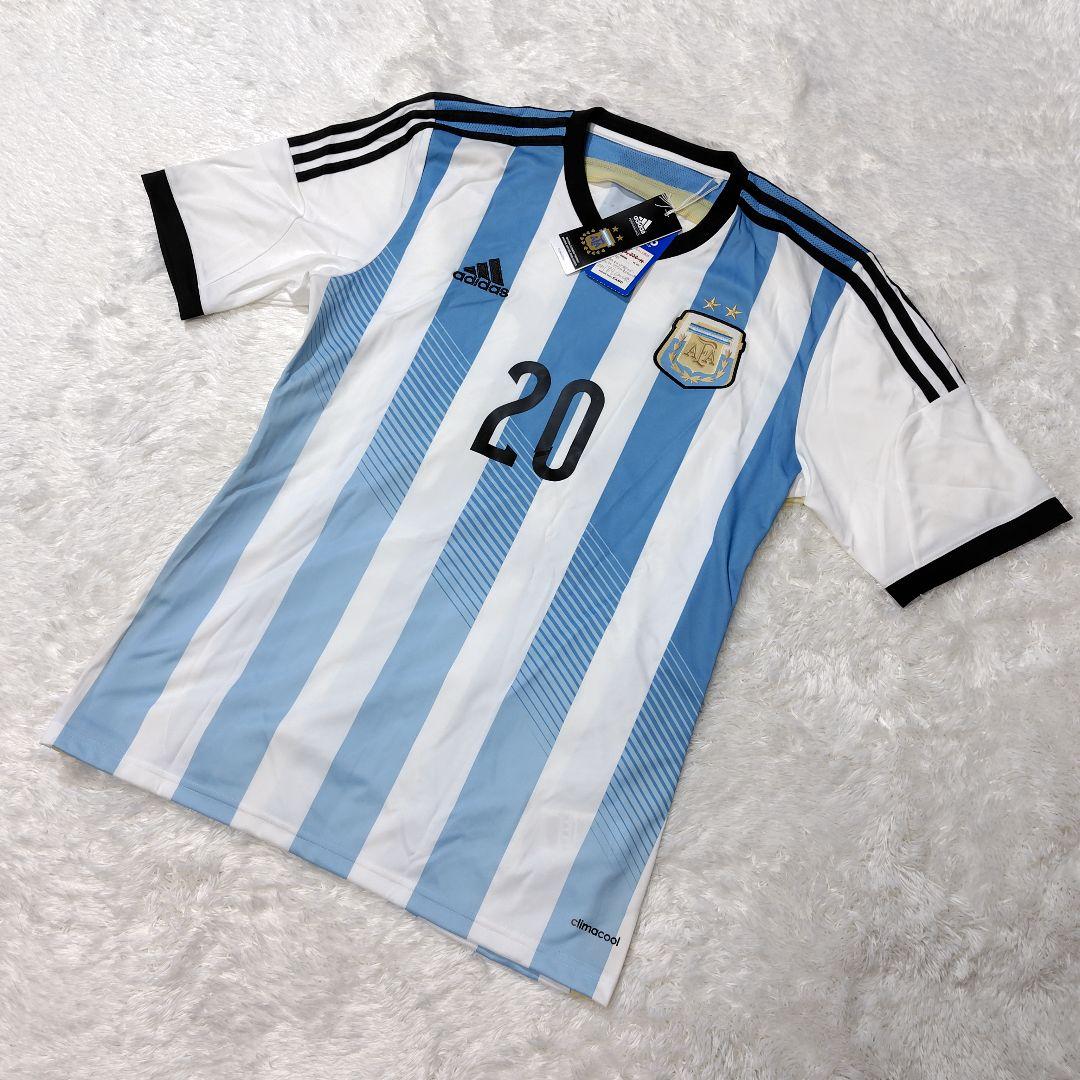 【タグ付き】アディダス　アルゼンチン代表　2014　アグエロ　ユニフォーム