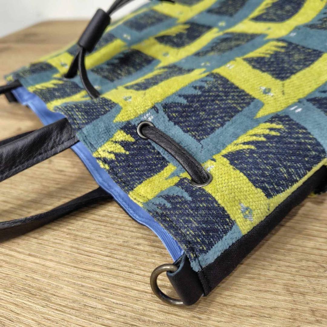 ピュウチャン様　/thoroughbredサラブレットネイビー/巾着Lサイズ