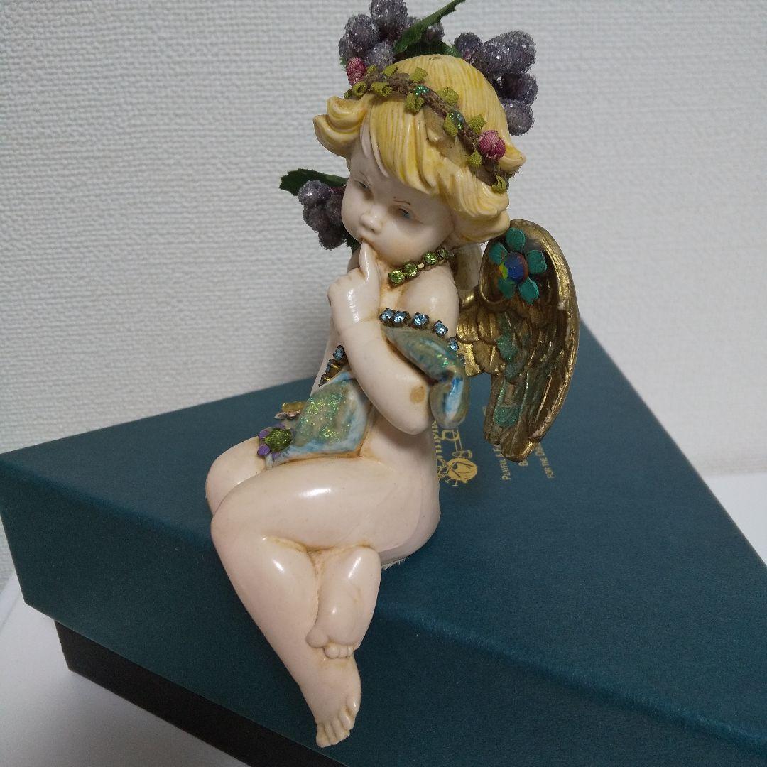 ミハエルネグリン 天使 エンジェル 置物 レア アンティーク風