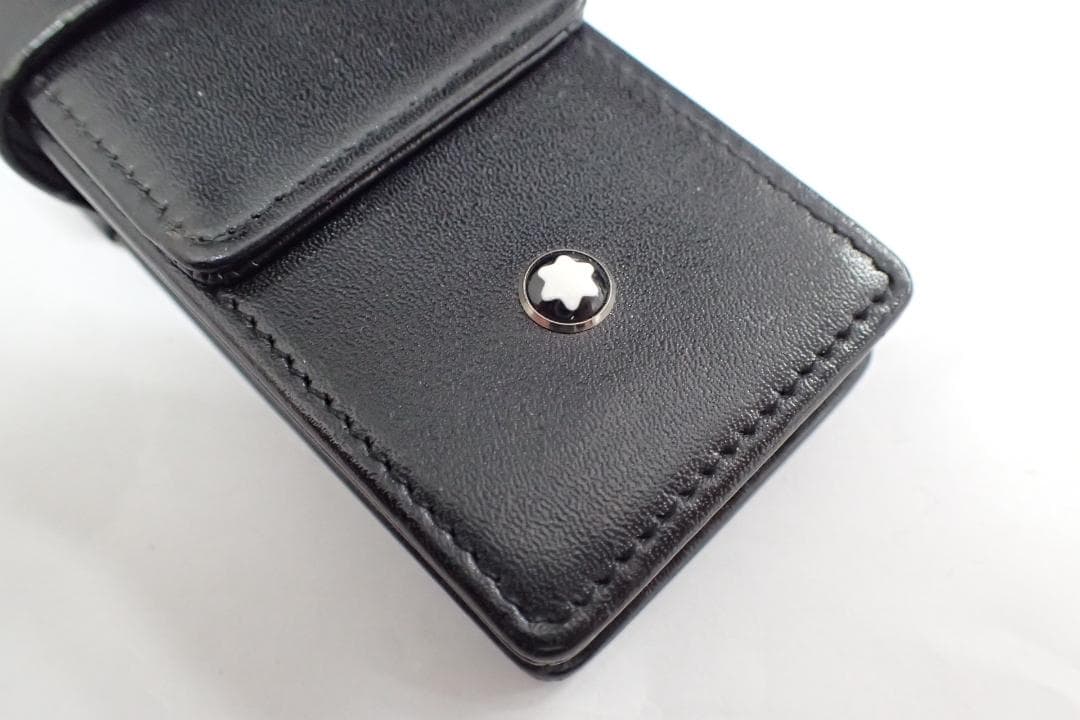 美品 モンブラン レザー ペンポーチ ペンケース