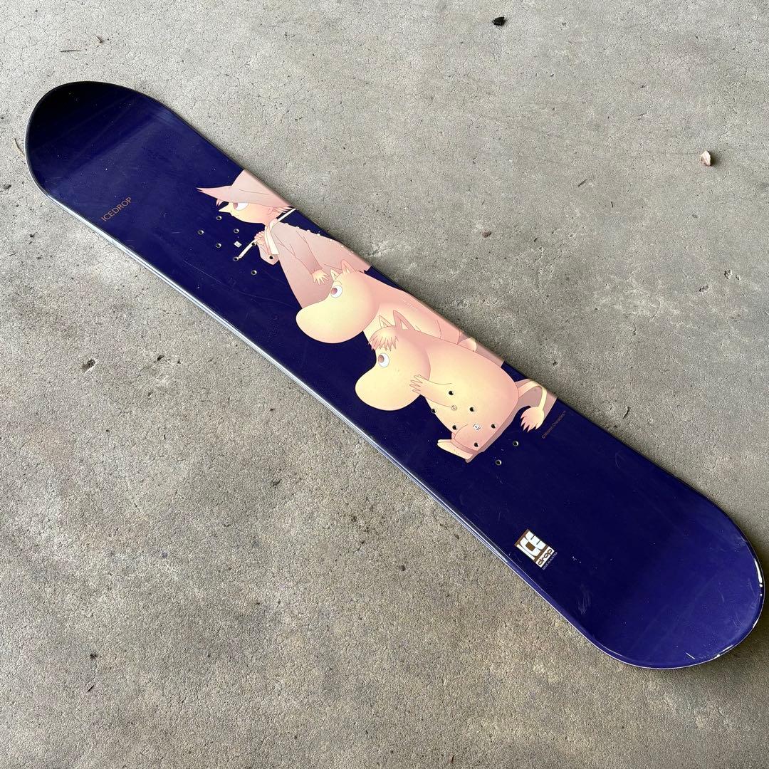 ICE DROP ムーミン スノーボード 140cm アイスドロップ板スナフキン