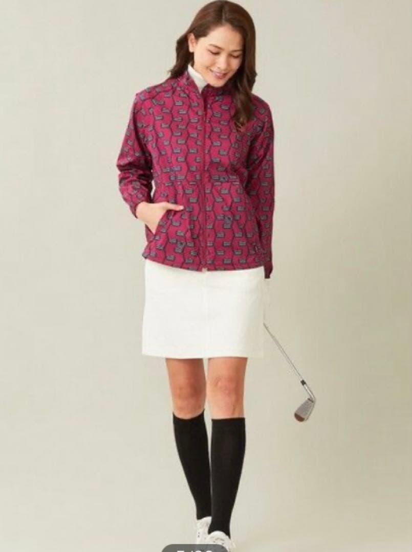 美品 23区GOLF 高機能 【撥水/防風/ストレッチ】ツイン スニードジャック