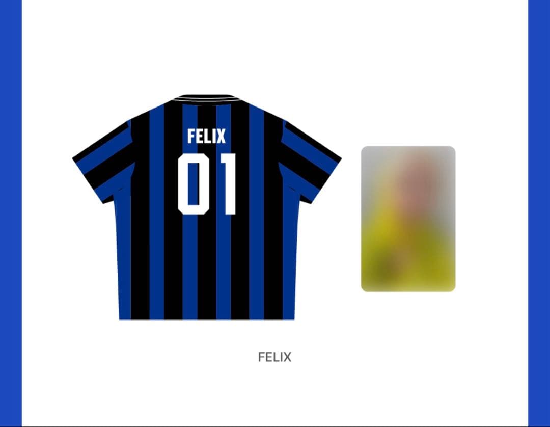 アイドル StrayKid UNIFORM T-SHIRT - KARMA Felix