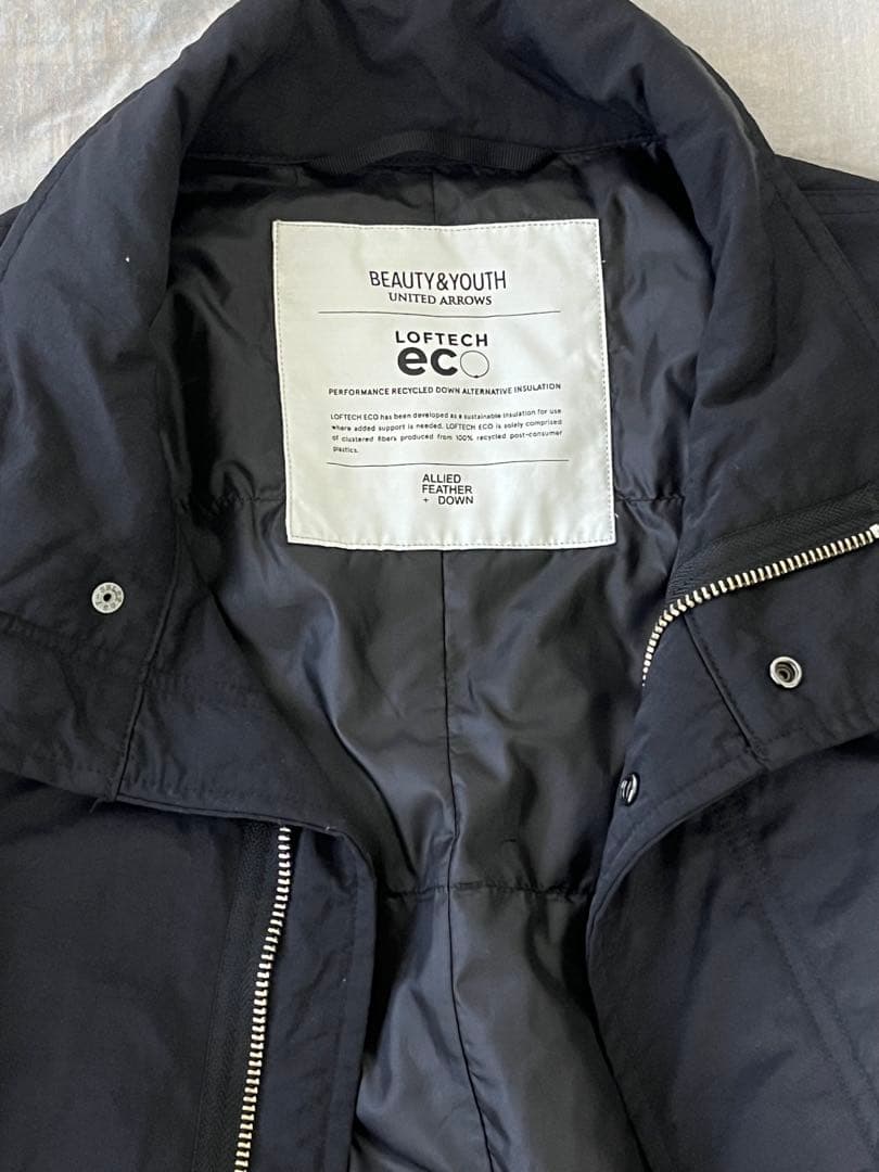 BEAUTY&YOUTH UNITED ロフテック 中綿フィッシュテール コート